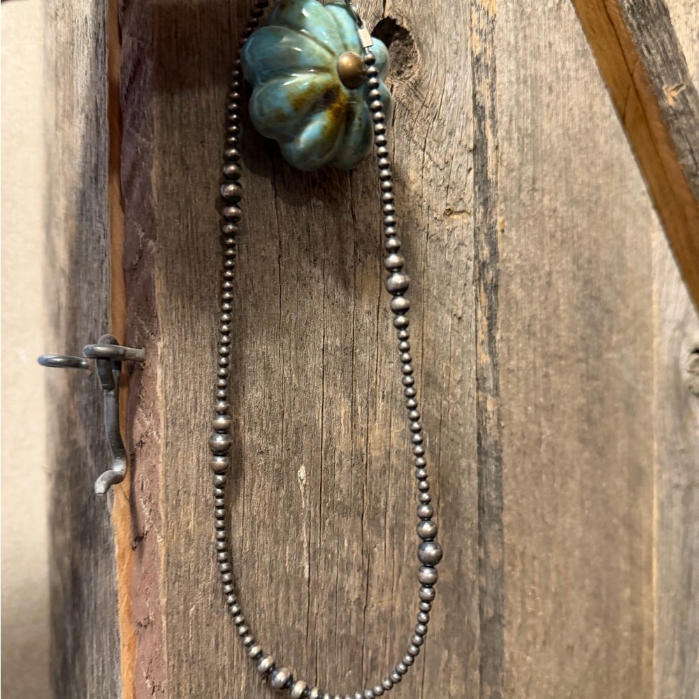 Silver Navajo Pearl necklace